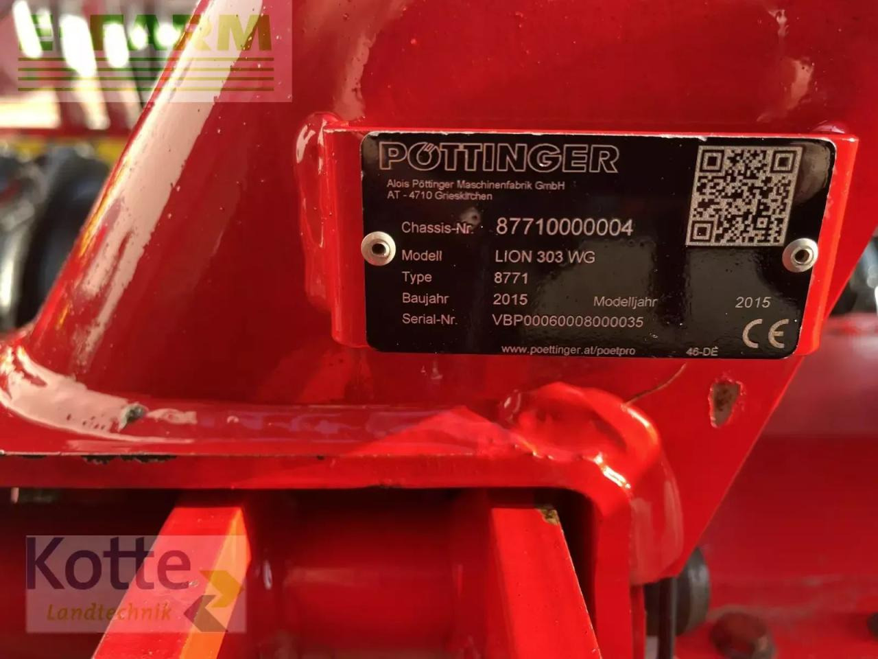 Σπαρτική με σβάρνα Pöttinger vitasem 302 add: φωτογραφία 8 Σπαρτική με σβάρνα Pöttinger vitasem 302 add: φωτογραφία 8