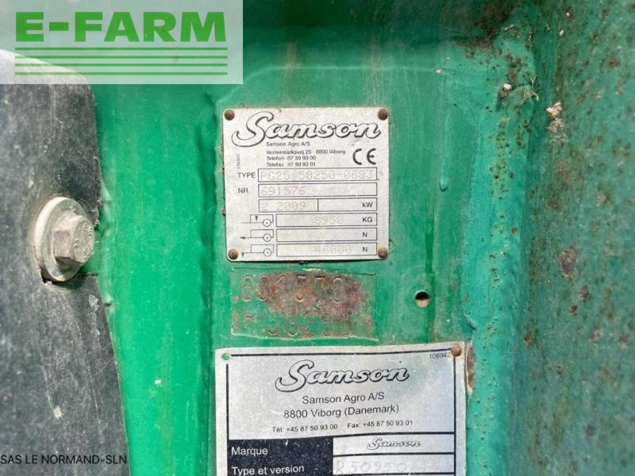 Κοπροδιανομέας υγρής κοπριάς Samson pg 25: φωτογραφία 10