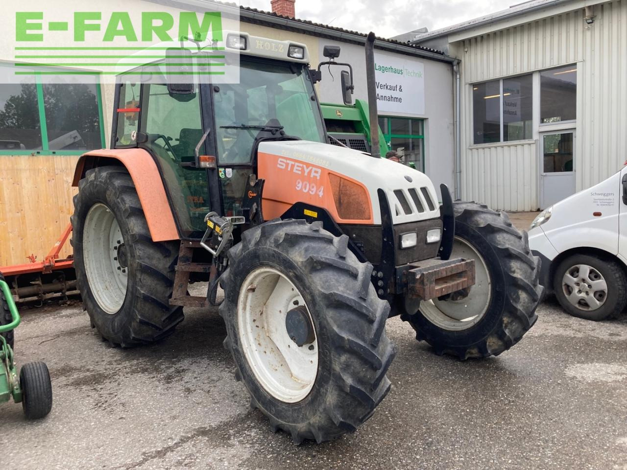 Steyr 9094 mit Hauer POM-R90 - Τρακτέρ: φωτογραφία 3 Steyr 9094 mit Hauer POM-R90 - Τρακτέρ: φωτογραφία 3