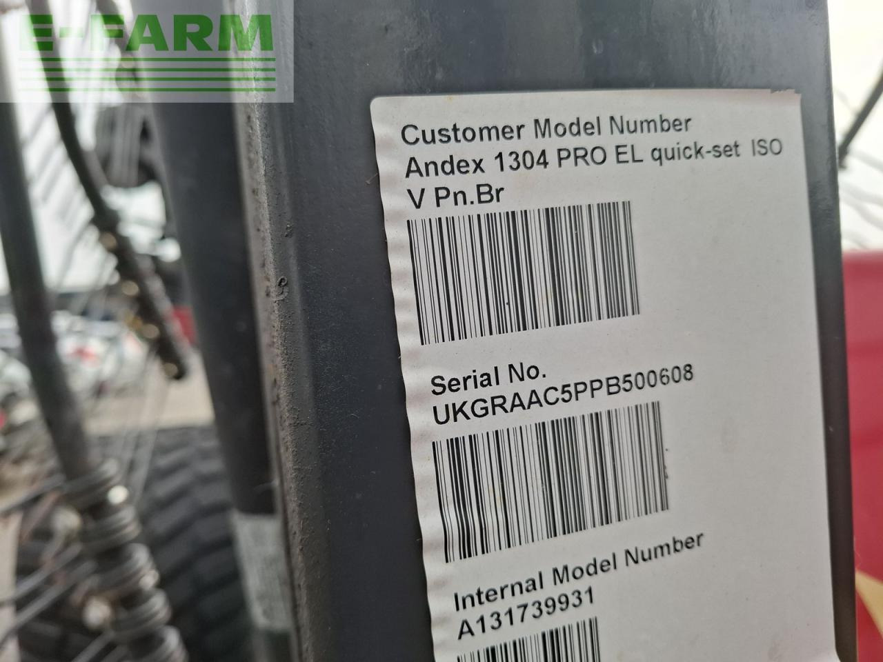 Χορτοσυλλέκτης Vicon andex 1304 pro: φωτογραφία 7