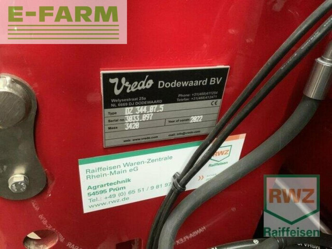 Vredo 344.07.5 agri twin - Σπαρτική μηχανή ακριβείας: φωτογραφία 4 Vredo 344.07.5 agri twin - Σπαρτική μηχανή ακριβείας: φωτογραφία 4