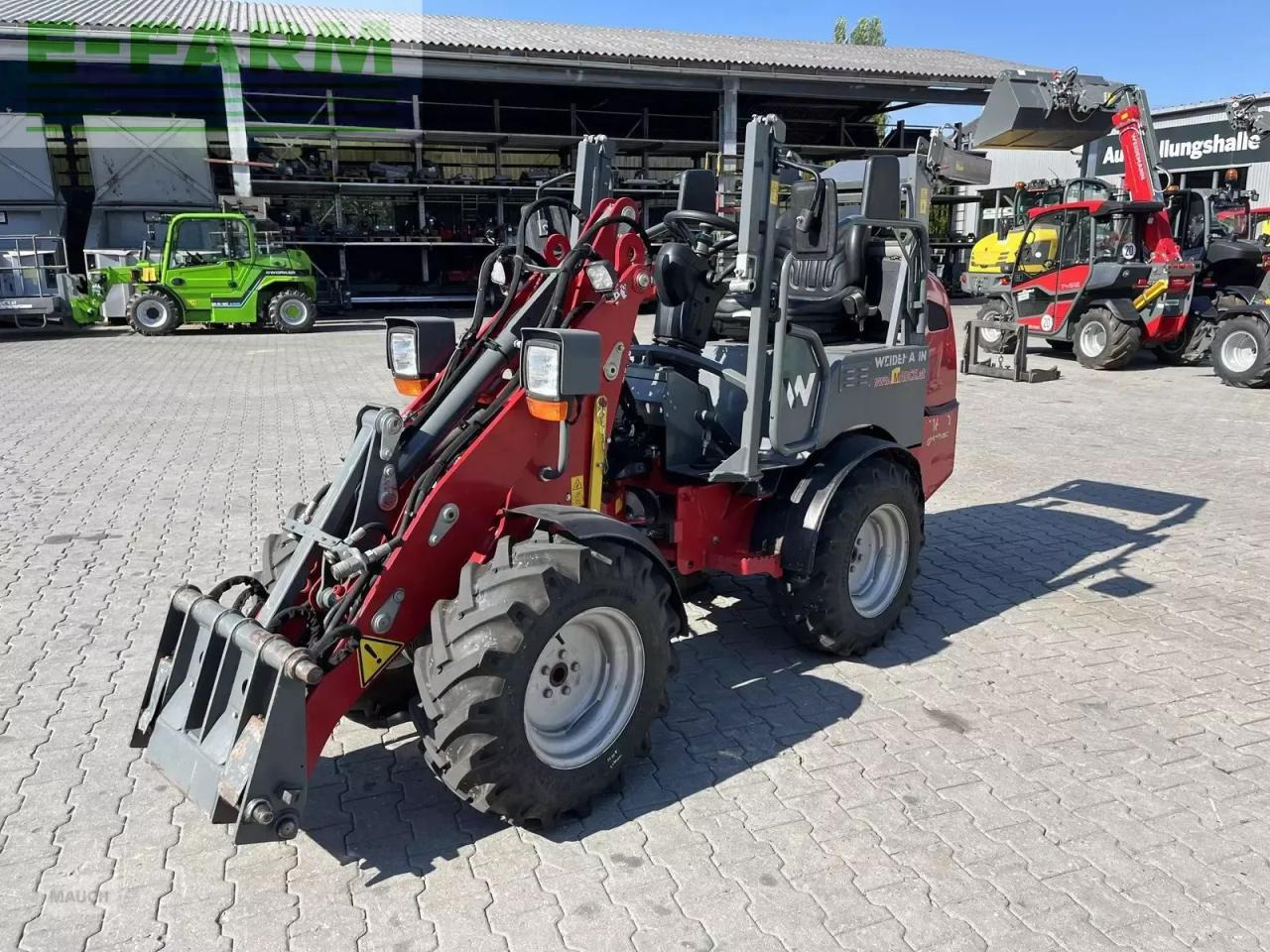Weidemann 1160e mit 1400h, hohe hubhöhe - Ελαστιχοφόρος φορτωτής: φωτογραφία 1 Weidemann 1160e mit 1400h, hohe hubhöhe - Ελαστιχοφόρος φορτωτής: φωτογραφία 1
