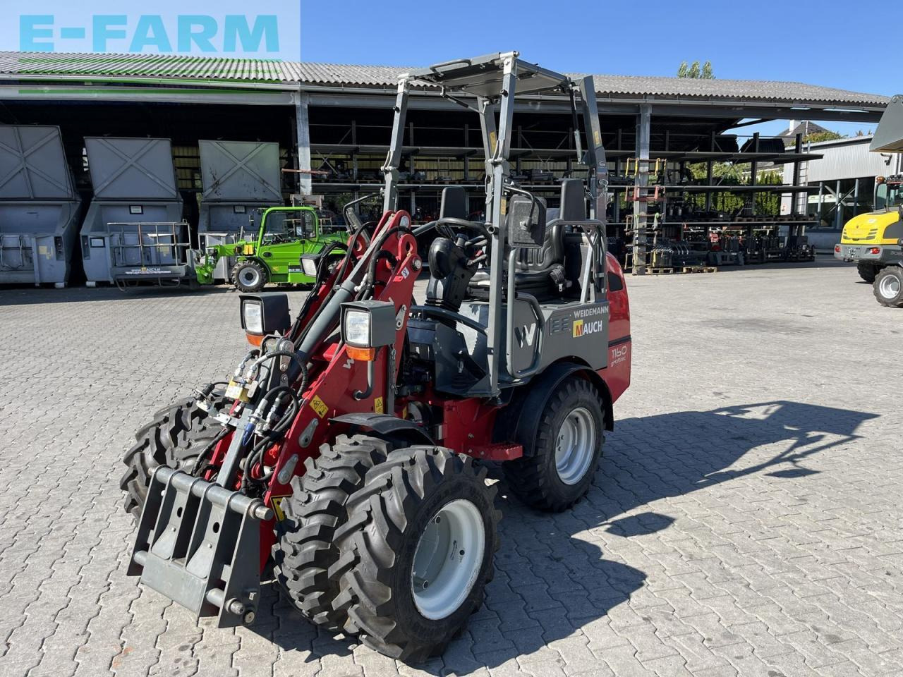 Weidemann 1160e mit 350h, klappdach, straßenzulassung - Μίνι εκσκαφέας: φωτογραφία 2 Weidemann 1160e mit 350h, klappdach, straßenzulassung - Μίνι εκσκαφέας: φωτογραφία 2