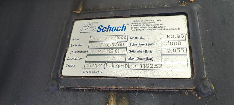 Παρελκόμενα HS Schoch hydraulischer Böschungslöffel: φωτογραφία 6