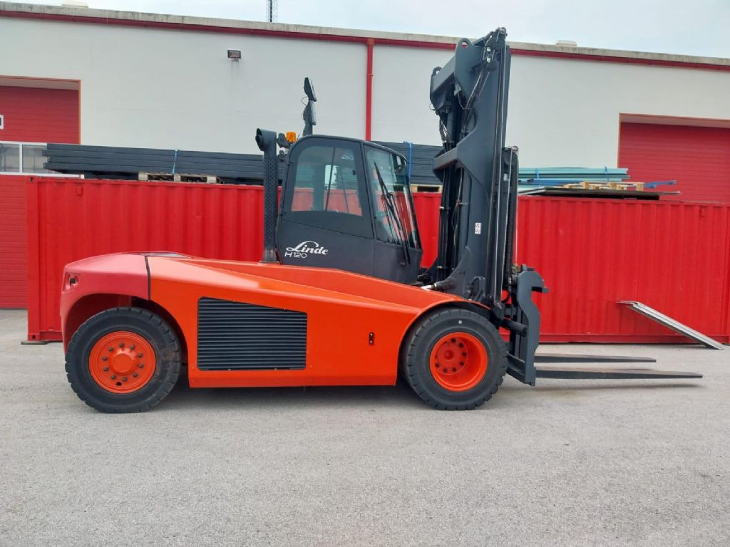 Linde H120 - Πετρελαιοκίνητο περονοφόρο: φωτογραφία 1 Linde H120 - Πετρελαιοκίνητο περονοφόρο: φωτογραφία 1