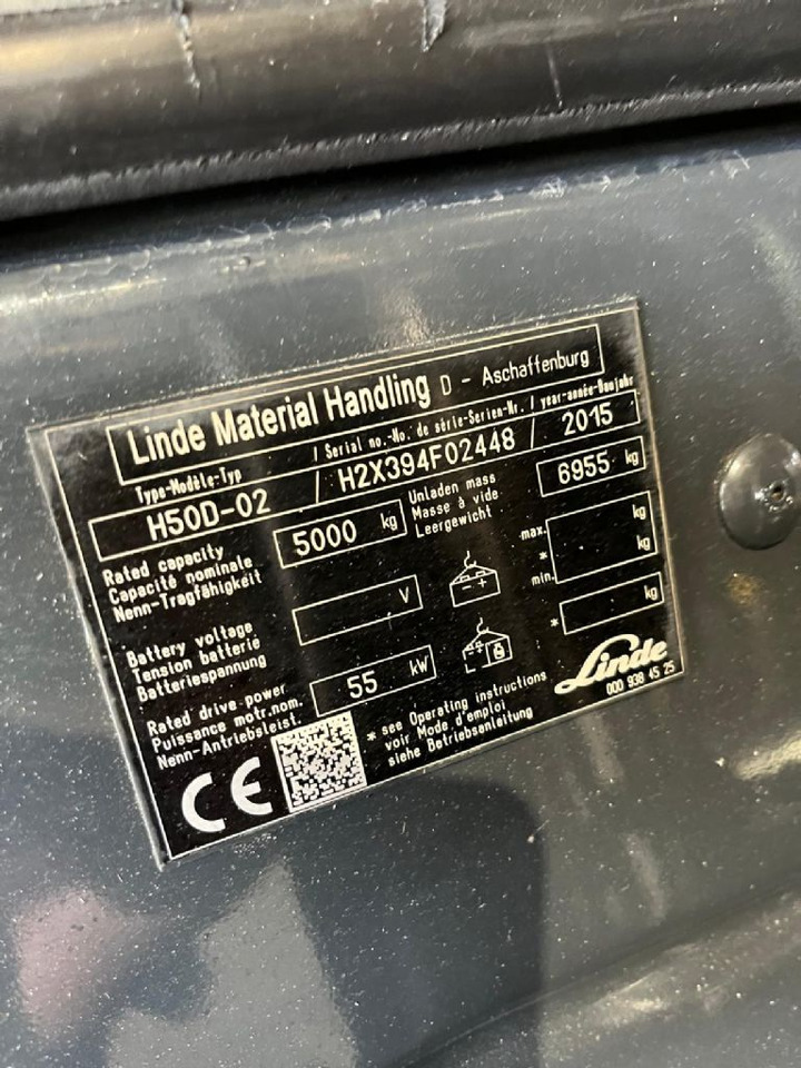 Linde H50D-02 - Πετρελαιοκίνητο περονοφόρο: φωτογραφία 3 Linde H50D-02 - Πετρελαιοκίνητο περονοφόρο: φωτογραφία 3