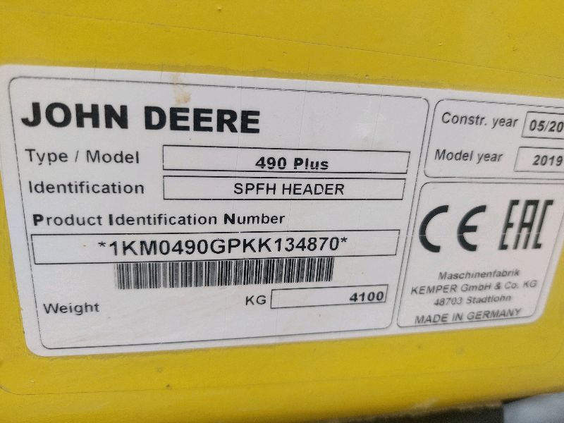 Μηχανή συγκομιδής John Deere 9700i: φωτογραφία 29