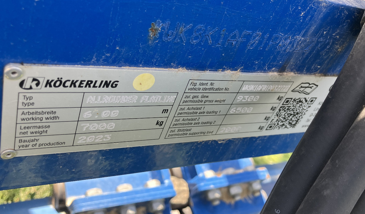 Köckerling Allrounder Flatline 600 - Καλλιεργητής: φωτογραφία 2 Köckerling Allrounder Flatline 600 - Καλλιεργητής: φωτογραφία 2