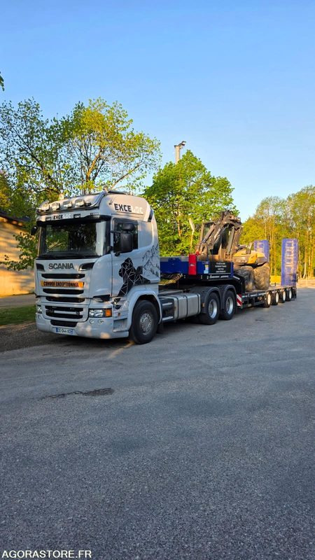 CAMION TRACTEUR 6X4 SCANIA R730 V8 2014 440 000 KM PTRA 150T + PORTE ENGINS FAYM - Τράκτορας: φωτογραφία 1 CAMION TRACTEUR 6X4 SCANIA R730 V8 2014 440 000 KM PTRA 150T + PORTE ENGINS FAYM - Τράκτορας: φωτογραφία 1