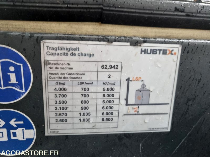 CHARIOT MULTIDIRECTIONNEL HUBTEX MQ-40 21-25 EL - 2011 - Ηλεκτροκίνητο περονοφόρο: φωτογραφία 2 CHARIOT MULTIDIRECTIONNEL HUBTEX MQ-40 21-25 EL - 2011 - Ηλεκτροκίνητο περονοφόρο: φωτογραφία 2