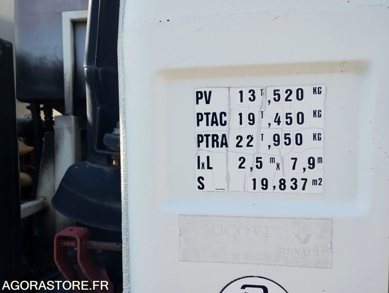 Camion 19t Hydrocureur Renault G300 Maxter – équipement Huwer - Όχημα εκκένωσης βόθρων: φωτογραφία 4 Camion 19t Hydrocureur Renault G300 Maxter – équipement Huwer - Όχημα εκκένωσης βόθρων: φωτογραφία 4