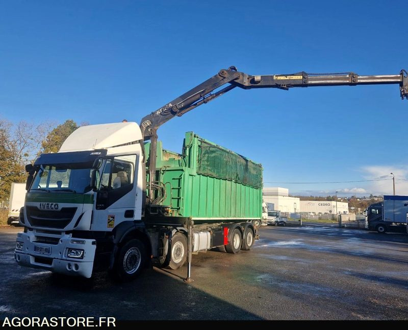 IVECO 460 Euro 6 Sralis porteur 8x2 Benne et grue - Φορτηγό: φωτογραφία 2 IVECO 460 Euro 6 Sralis porteur 8x2 Benne et grue - Φορτηγό: φωτογραφία 2