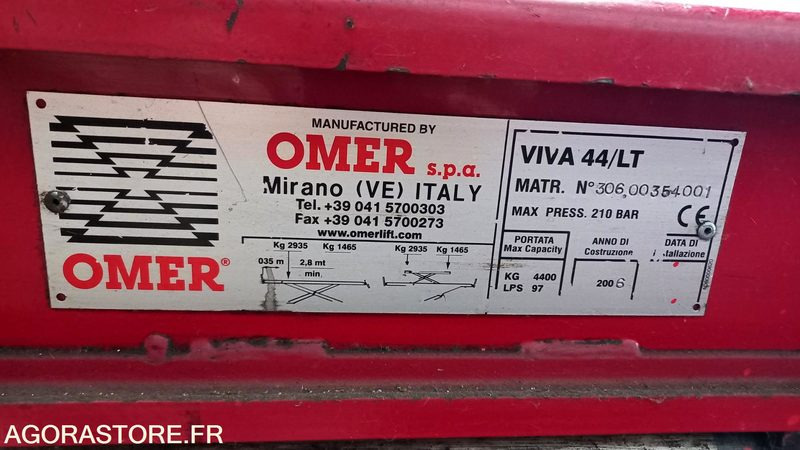 Pont VL-VUL OMER VIVA 44 LT - Εργαλείο/ Εξοπλισμός: φωτογραφία 5 Pont VL-VUL OMER VIVA 44 LT - Εργαλείο/ Εξοπλισμός: φωτογραφία 5