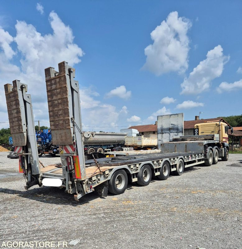 Porte engins 4 essieux - Ρυμούλκα με χαμηλό δάπεδο: φωτογραφία 2 Porte engins 4 essieux - Ρυμούλκα με χαμηλό δάπεδο: φωτογραφία 2