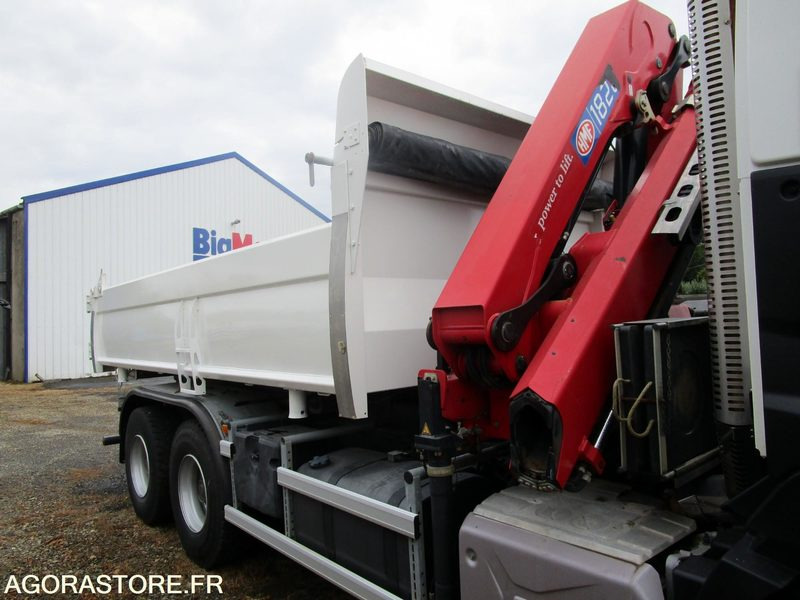 Porteur bibenne grue Renault C380 - 2015 - 320 000km - TRES BON ETAT - Φορτηγό: φωτογραφία 3 Porteur bibenne grue Renault C380 - 2015 - 320 000km - TRES BON ETAT - Φορτηγό: φωτογραφία 3