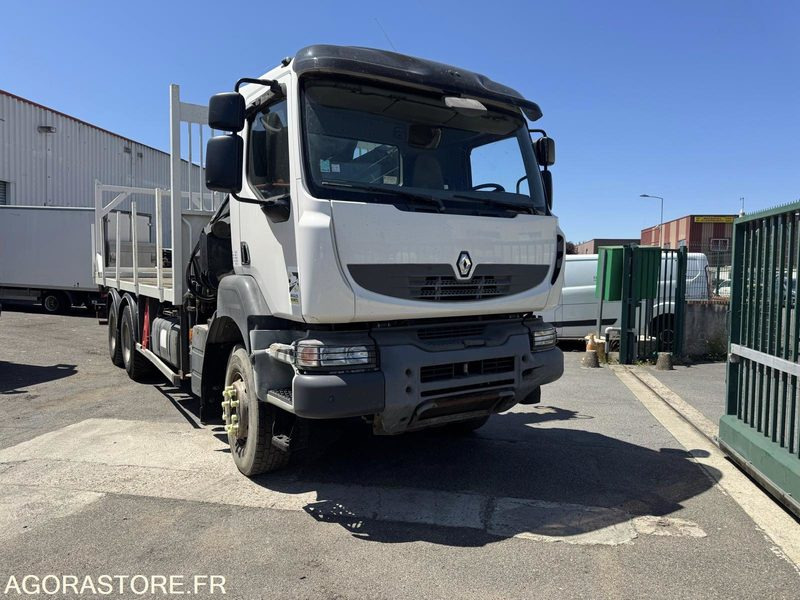 RENAULT KERAX 410.26 - CAMION PLATEAU GRUE - HIAB 200C - 2007 / 359000 - Φορτηγό: φωτογραφία 1 RENAULT KERAX 410.26 - CAMION PLATEAU GRUE - HIAB 200C - 2007 / 359000 - Φορτηγό: φωτογραφία 1