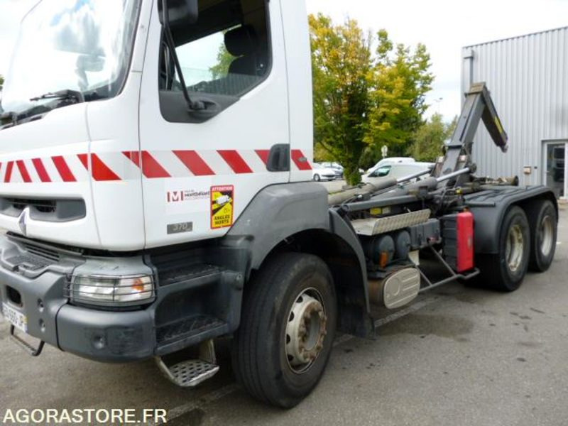 Renault Kerax 6x4 370DCI bras de dépose Marrel 16000kgs 521550 kms 2003 - Φορτηγό φόρτωσης γάντζου, Φορτηγό με γερανό: φωτογραφία 1 Renault Kerax 6x4 370DCI bras de dépose Marrel 16000kgs 521550 kms 2003 - Φορτηγό φόρτωσης γάντζου, Φορτηγό με γερανό: φωτογραφία 1