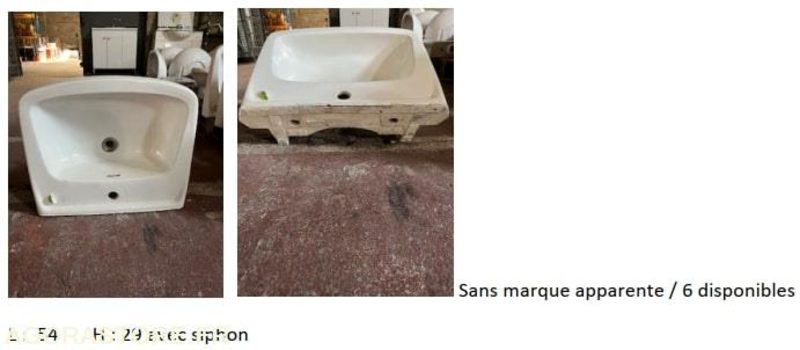 Vasques simples - Εργαλείο/ Εξοπλισμός: φωτογραφία 4 Vasques simples - Εργαλείο/ Εξοπλισμός: φωτογραφία 4