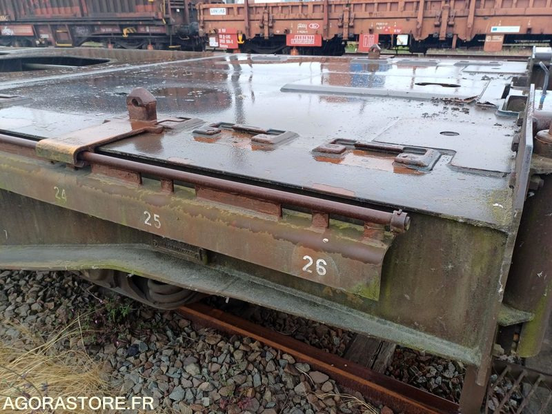 Wagon plat intermodal type Sggnss – modèle 6432B0-4, 72 pieds - 2004 (ref 1561) - Άλλα μηχανήματα: φωτογραφία 4 Wagon plat intermodal type Sggnss – modèle 6432B0-4, 72 pieds - 2004 (ref 1561) - Άλλα μηχανήματα: φωτογραφία 4