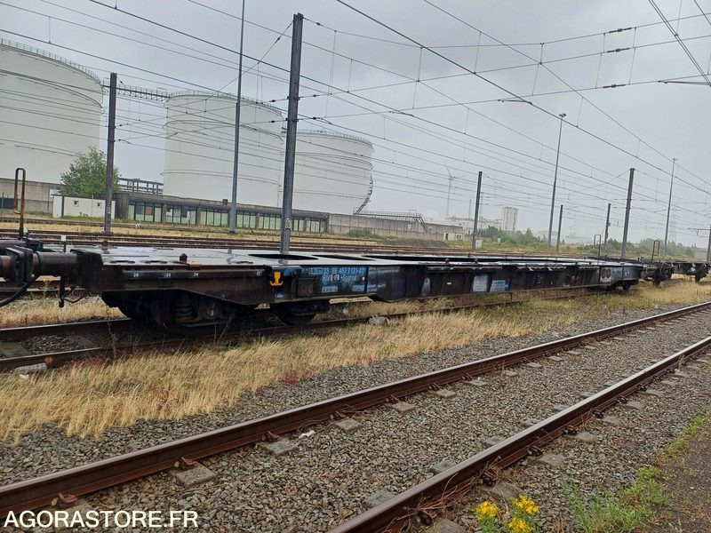 Wagon plat intermodal type Sggnss – modèle 6432B0-4, 72 pieds - 2004 (ref 1587) - Άλλα μηχανήματα: φωτογραφία 1 Wagon plat intermodal type Sggnss – modèle 6432B0-4, 72 pieds - 2004 (ref 1587) - Άλλα μηχανήματα: φωτογραφία 1