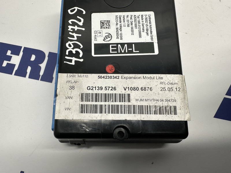 Iveco Eurocargo - Ηλεκτρονική μονάδα ελέγχου για Φορτηγό: φωτογραφία 4 Iveco Eurocargo - Ηλεκτρονική μονάδα ελέγχου για Φορτηγό: φωτογραφία 4