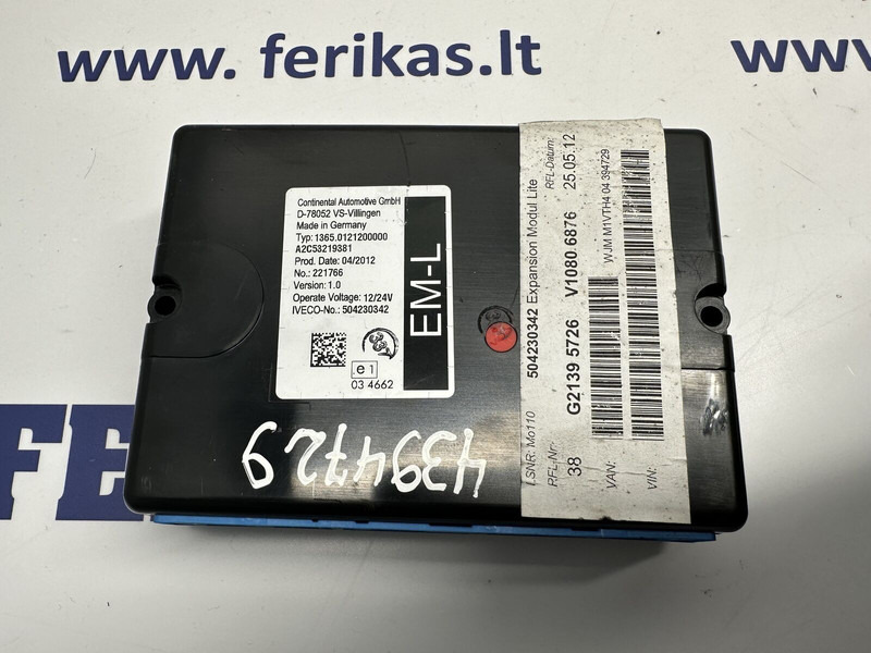 Iveco Eurocargo - Ηλεκτρονική μονάδα ελέγχου για Φορτηγό: φωτογραφία 2 Iveco Eurocargo - Ηλεκτρονική μονάδα ελέγχου για Φορτηγό: φωτογραφία 2