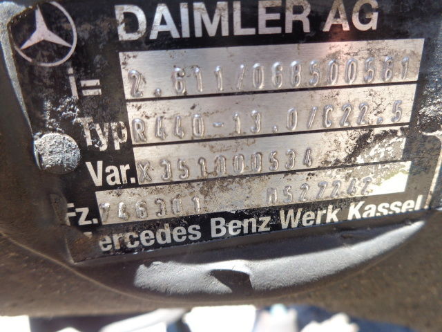 Mercedes-Benz differential R440 13A/22.5 - Ανάρτηση για Φορτηγό: φωτογραφία 3 Mercedes-Benz differential R440 13A/22.5 - Ανάρτηση για Φορτηγό: φωτογραφία 3