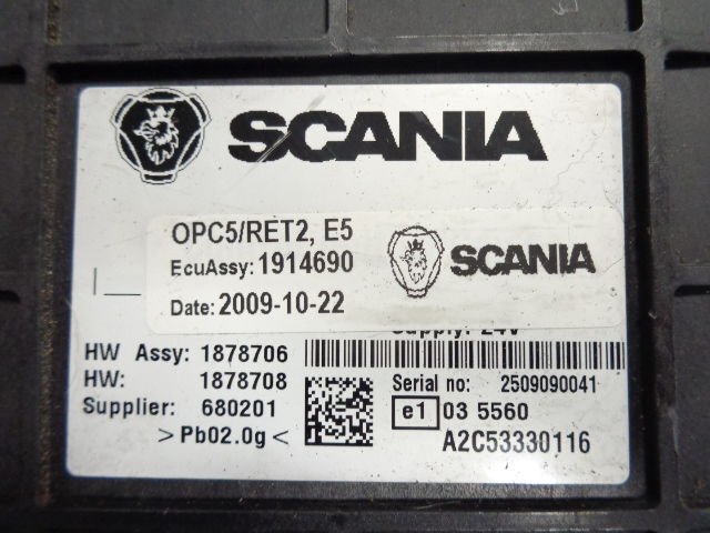 Scania R OPC5 / RET2 retarder control unit - Ηλεκτρονική μονάδα ελέγχου για Φορτηγό: φωτογραφία 3 Scania R OPC5 / RET2 retarder control unit - Ηλεκτρονική μονάδα ελέγχου για Φορτηγό: φωτογραφία 3