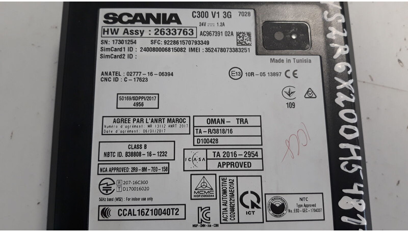 Scania RTC C300 control unit - Ηλεκτρονική μονάδα ελέγχου για Φορτηγό: φωτογραφία 3 Scania RTC C300 control unit - Ηλεκτρονική μονάδα ελέγχου για Φορτηγό: φωτογραφία 3