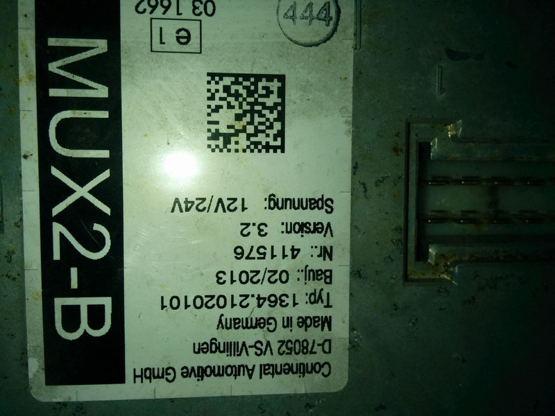 Ηλεκτρονική μονάδα ελέγχου Neoplan MUX2-B: φωτογραφία 10 Ηλεκτρονική μονάδα ελέγχου Neoplan MUX2-B: φωτογραφία 10