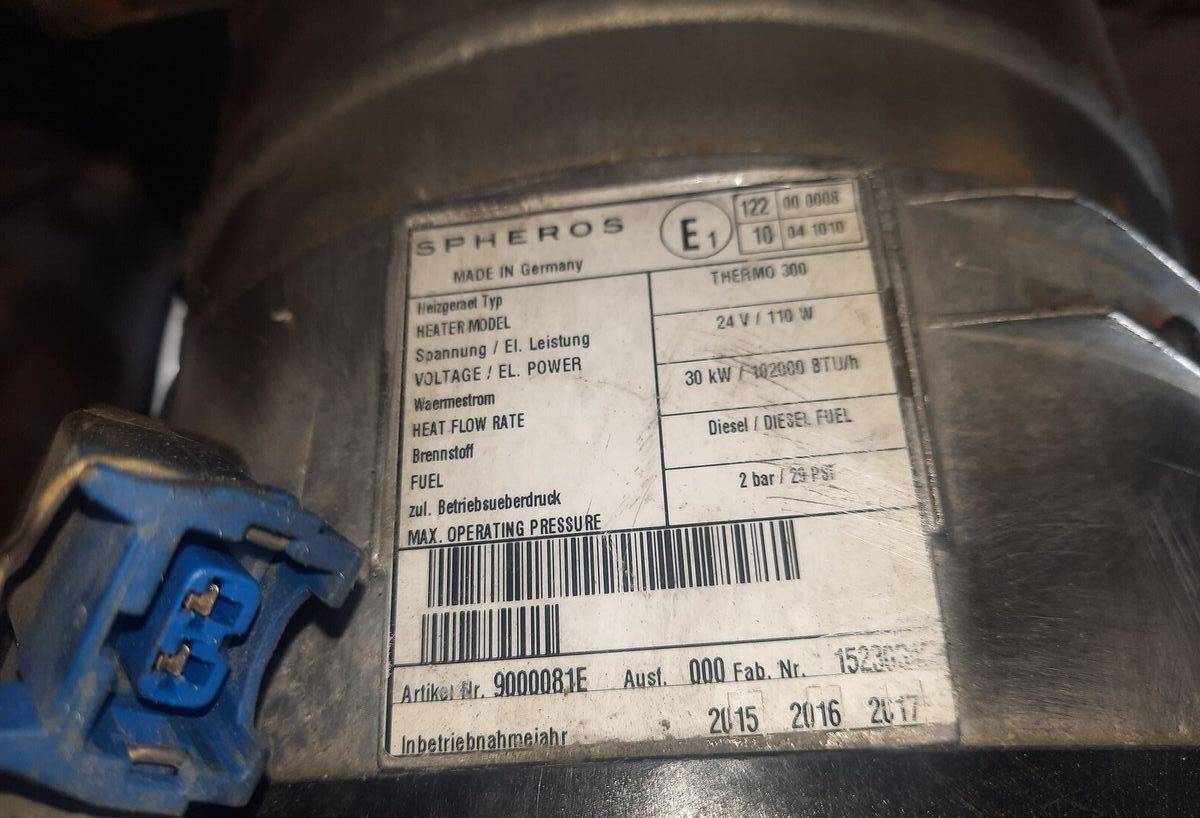 Scania Spheros Thermo 300 Scania Volvo. MAN. - Θέρμανση/ Εξαερισμός για Λεωφορείο: φωτογραφία 4 Scania Spheros Thermo 300 Scania Volvo. MAN. - Θέρμανση/ Εξαερισμός για Λεωφορείο: φωτογραφία 4