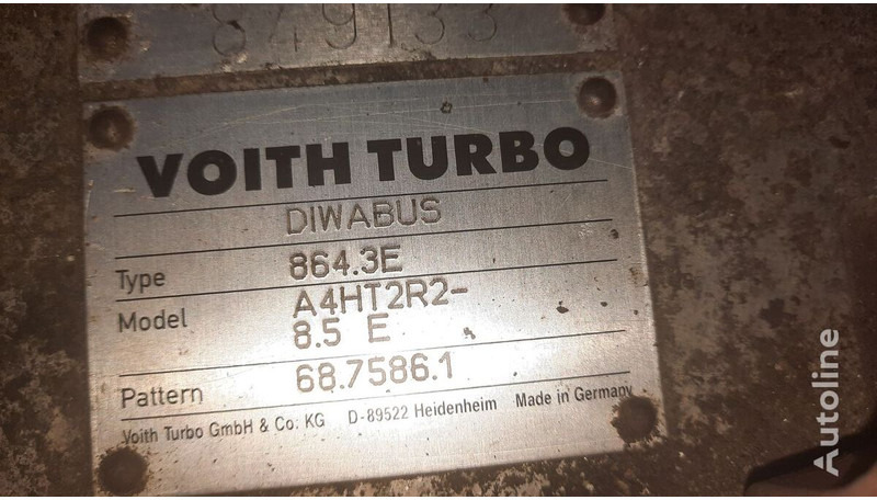 Κιβώτιο ταχυτήτων Volvo VOITH 864.5 \ 854.5 \ 854.3E. 864.3E/ 864.3/ 861/ 863: φωτογραφία 14