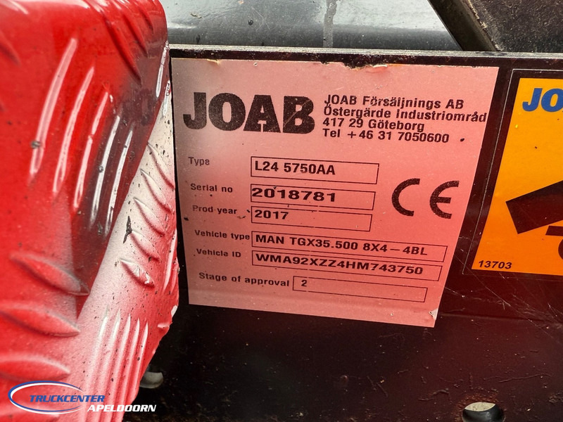 Φορτηγό φόρτωσης γάντζου MAN TGX 35.500 8x4, Joab, Bullbar, Custom interieur: φωτογραφία 6