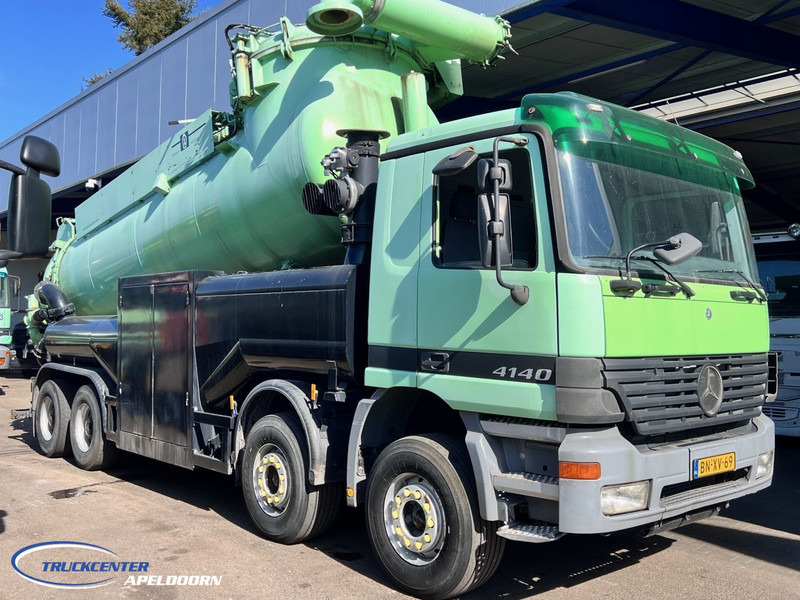 Mercedes-Benz Actros 4140 Naaktgeboren Vortex VP8000, 8x4 Steel spring Manuel - Όχημα εκκένωσης βόθρων: φωτογραφία 1 Mercedes-Benz Actros 4140 Naaktgeboren Vortex VP8000, 8x4 Steel spring Manuel - Όχημα εκκένωσης βόθρων: φωτογραφία 1