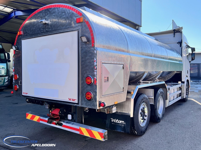 Scania R500 NGS 15000 Liter, Retarder, Steering axle, Stainless steel - Edelstahlt, Milk - Milch - Water - Φορτηγό βυτιοφόρο: φωτογραφία 2 Scania R500 NGS 15000 Liter, Retarder, Steering axle, Stainless steel - Edelstahlt, Milk - Milch - Water - Φορτηγό βυτιοφόρο: φωτογραφία 2