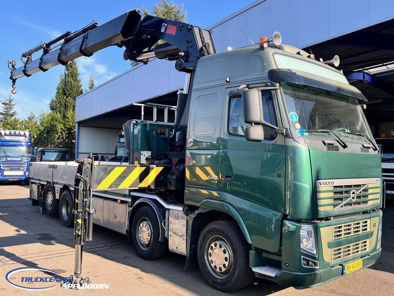 Volvo FH 440 HIAB 800 E4, 8x2 - Φορτηγό με ανοιχτή καρότσα, Φορτηγό με γερανό: φωτογραφία 1 Volvo FH 440 HIAB 800 E4, 8x2 - Φορτηγό με ανοιχτή καρότσα, Φορτηγό με γερανό: φωτογραφία 1