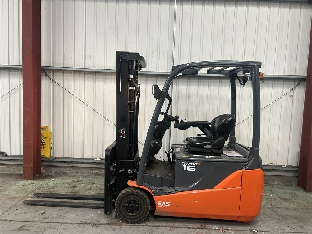 Ηλεκτροκίνητο περονοφόρο Toyota 8FBE16T: φωτογραφία 1