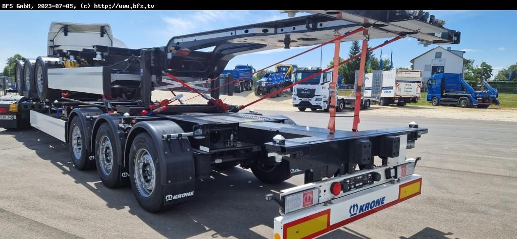 Krone Container Chassi SDC 27 eLTU5-2 Krone Container Chassi SDC 27 eLTU5-2 - Επικαθήμενο μεταφοράς εμπορευματοκιβωτίων/ Κινητό αμάξωμα: φωτογραφία 1 Krone Container Chassi SDC 27 eLTU5-2 Krone Container Chassi SDC 27 eLTU5-2 - Επικαθήμενο μεταφοράς εμπορευματοκιβωτίων/ Κινητό αμάξωμα: φωτογραφία 1