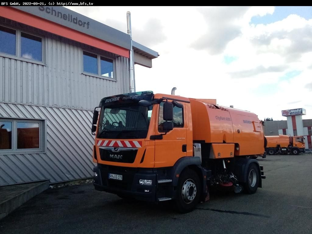 MAN TGM 15.290 4x2 BL CityFant 6000 SH Doppelseitige - Σάρωθρο δρόμων: φωτογραφία 1 MAN TGM 15.290 4x2 BL CityFant 6000 SH Doppelseitige - Σάρωθρο δρόμων: φωτογραφία 1