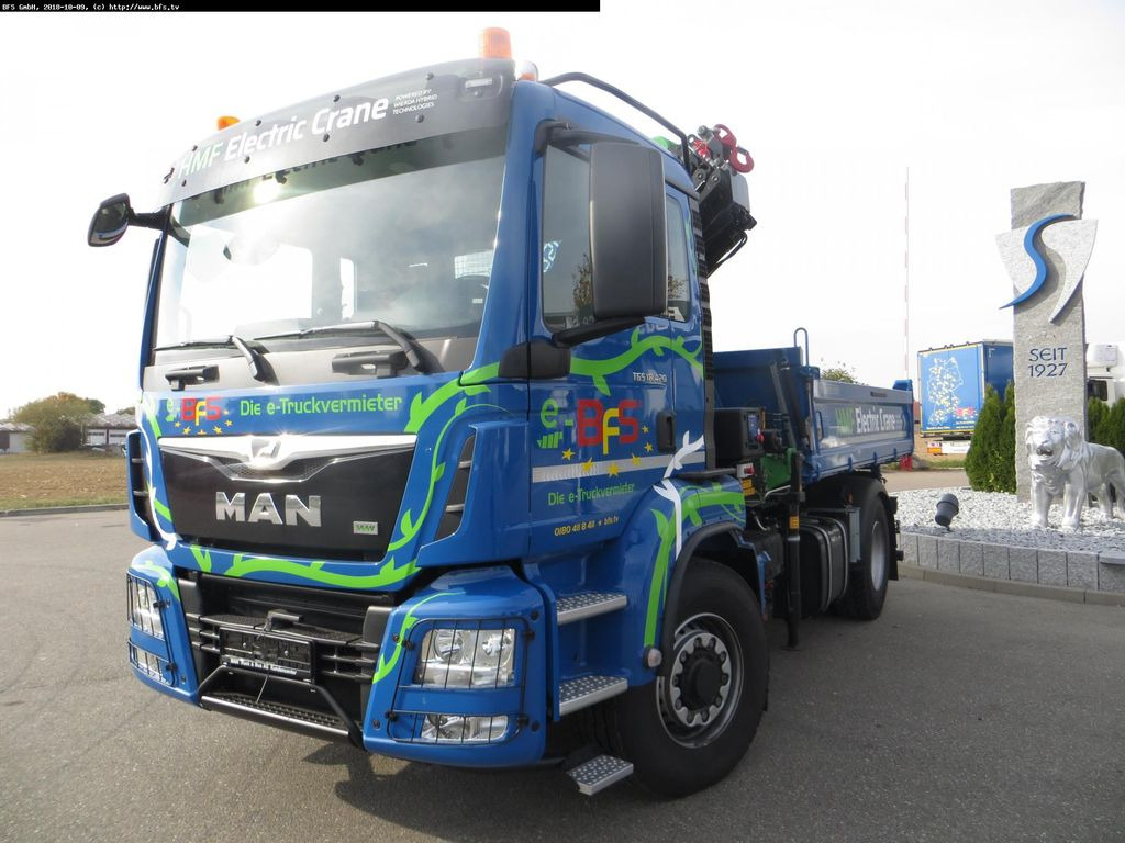 MAN TGS 18.420 4x4H BL HMF,Elektrokran 1820 K4 RC - Φορτηγό ανατρεπόμενο: φωτογραφία 1 MAN TGS 18.420 4x4H BL HMF,Elektrokran 1820 K4 RC - Φορτηγό ανατρεπόμενο: φωτογραφία 1