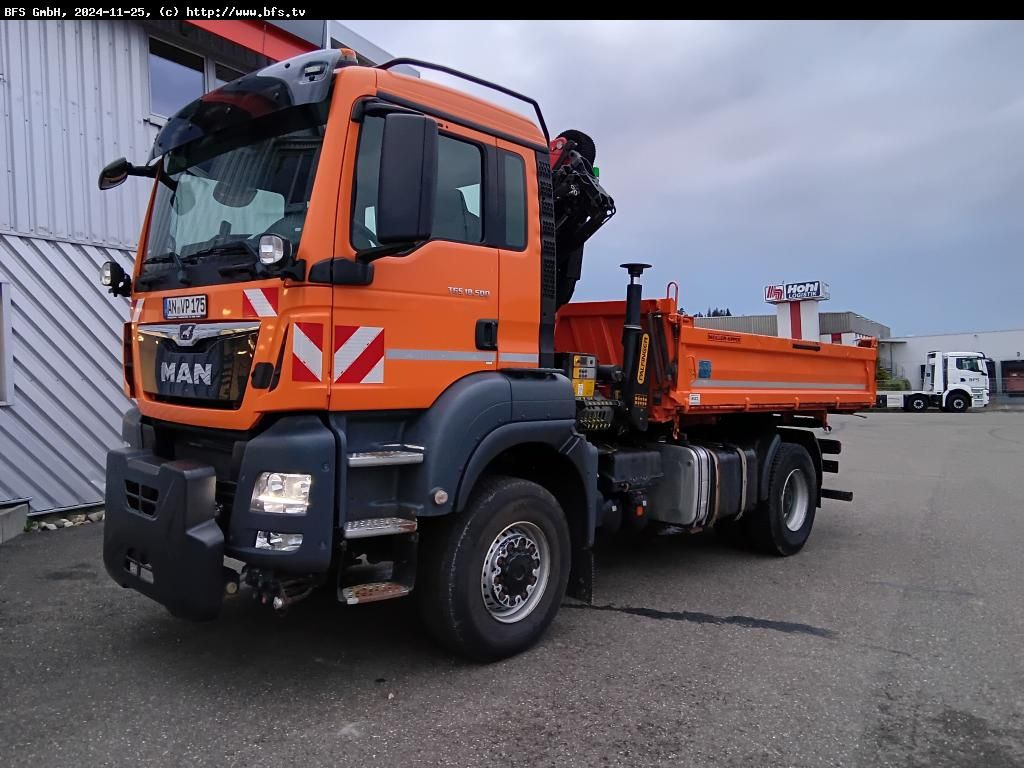 MAN TGS 18.500 4x4 BL Palfinger, WiDi, Hydrodrive - Φορτηγό ανατρεπόμενο: φωτογραφία 1 MAN TGS 18.500 4x4 BL Palfinger, WiDi, Hydrodrive - Φορτηγό ανατρεπόμενο: φωτογραφία 1