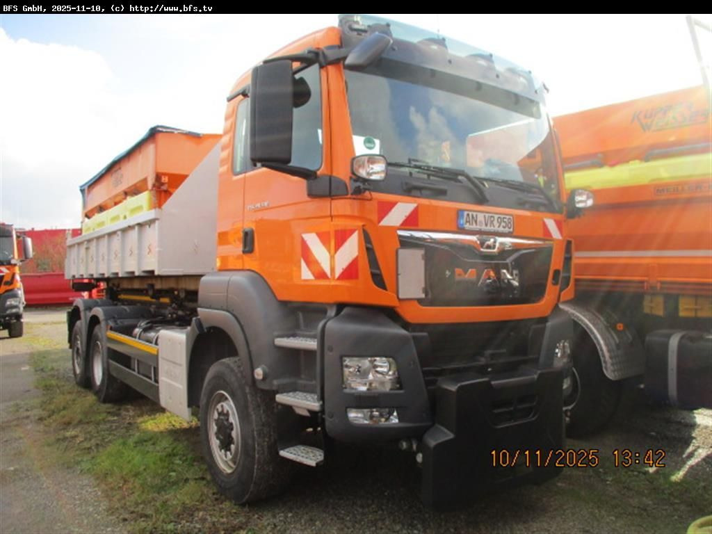 MAN TGS 28.510 6x4-4BL Winterdienst, Meiller - Φορτηγό φόρτωσης γάντζου: φωτογραφία 1 MAN TGS 28.510 6x4-4BL Winterdienst, Meiller - Φορτηγό φόρτωσης γάντζου: φωτογραφία 1