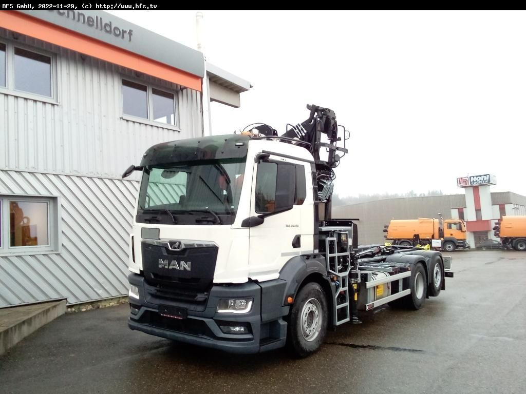 MAN TGS (TG3) 26.510 6x2-4 BL Recyclingkran - Φορτηγό φόρτωσης γάντζου: φωτογραφία 1 MAN TGS (TG3) 26.510 6x2-4 BL Recyclingkran - Φορτηγό φόρτωσης γάντζου: φωτογραφία 1