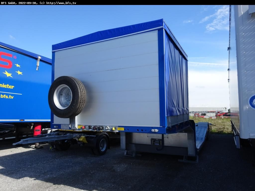 Semi Trailer 19 AF 1-Achs Tieflader Plane - Επικαθήμενο με χαμηλό δάπεδο: φωτογραφία 1 Semi Trailer 19 AF 1-Achs Tieflader Plane - Επικαθήμενο με χαμηλό δάπεδο: φωτογραφία 1