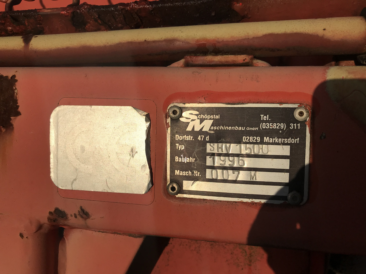 Αχυροκοπτικό Hand-made SCHOPSTAL MASCHINEN SM: φωτογραφία 15 Αχυροκοπτικό Hand-made SCHOPSTAL MASCHINEN SM: φωτογραφία 15