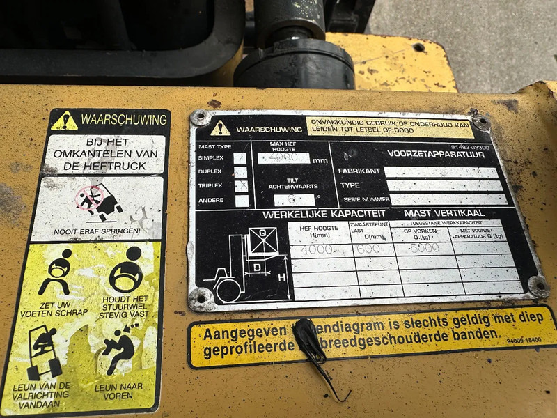 Πετρελαιοκίνητο περονοφόρο Caterpillar DP50 VORKVERSTELLERS +SIDE SHIFT: φωτογραφία 19
