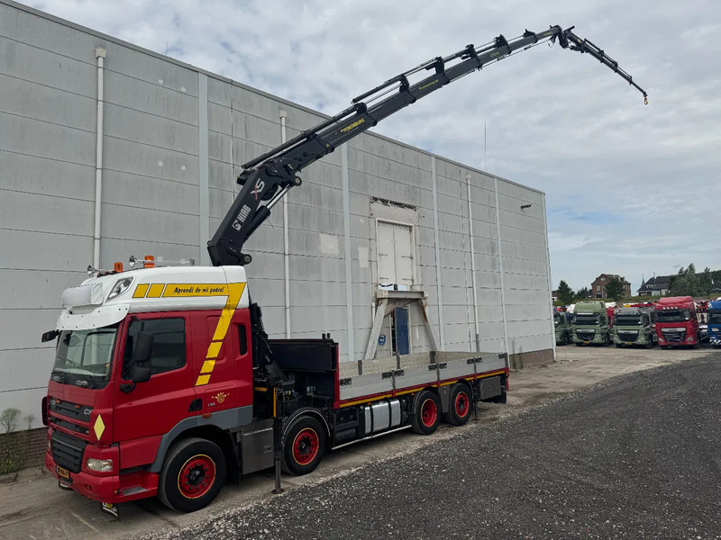 DAF CF 85.460 8X2 HIAB 477E-7 + JIB 75X + REMOTE CONTROL - Φορτηγό με ανοιχτή καρότσα, Φορτηγό με γερανό: φωτογραφία 1 DAF CF 85.460 8X2 HIAB 477E-7 + JIB 75X + REMOTE CONTROL - Φορτηγό με ανοιχτή καρότσα, Φορτηγό με γερανό: φωτογραφία 1