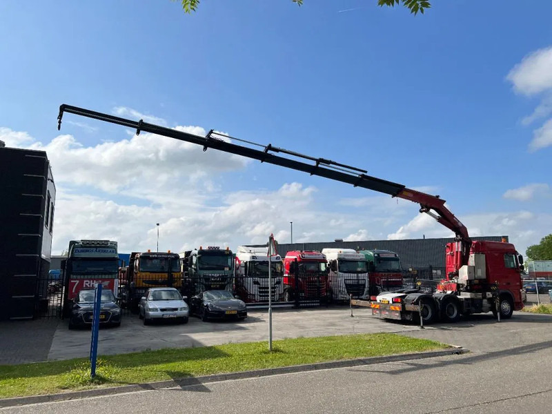 DAF XF 105.460 6X4 EURO 5 + HMF 4220 K6 + REMOTE CONTROL + RETARDER - Φορτηγό με γερανό: φωτογραφία 5 DAF XF 105.460 6X4 EURO 5 + HMF 4220 K6 + REMOTE CONTROL + RETARDER - Φορτηγό με γερανό: φωτογραφία 5