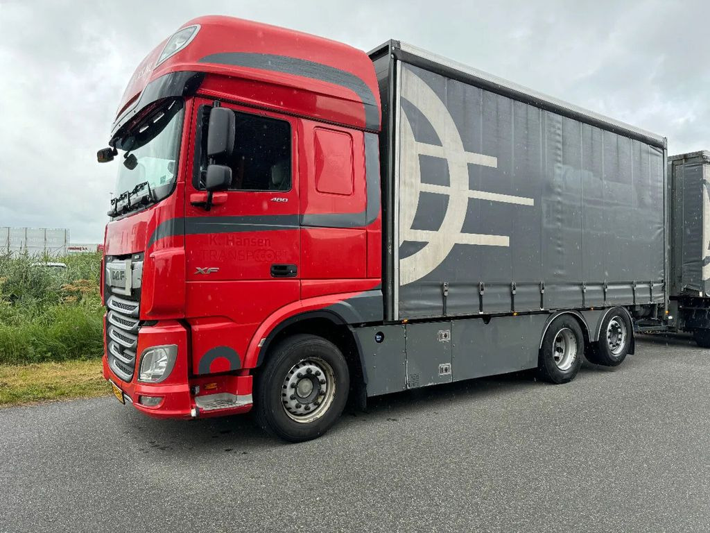 DAF XF 480 6X2 EURO 6 2018AUTOMATIC - Φορτηγό μουσαμάς: φωτογραφία 1 DAF XF 480 6X2 EURO 6 2018AUTOMATIC - Φορτηγό μουσαμάς: φωτογραφία 1