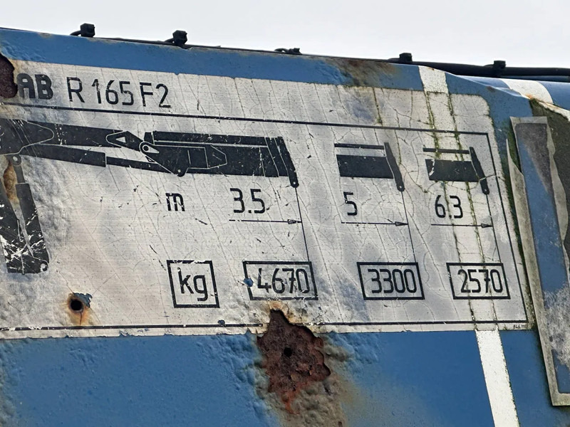 Floor MET HIAB R165-F2, LAATSTE 2 ASSEN GESTUURD - Επικαθήμενο πλατφόρμα/ Καρότσα: φωτογραφία 3 Floor MET HIAB R165-F2, LAATSTE 2 ASSEN GESTUURD - Επικαθήμενο πλατφόρμα/ Καρότσα: φωτογραφία 3